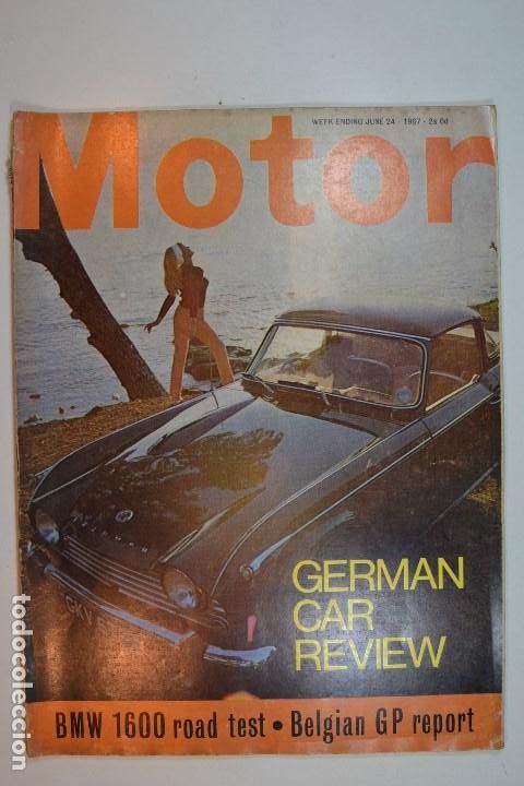 Coleccionismo de revistas y peri&oacute;dicos: 1967 REVISTA MOTOR BMW 1600 ROAD TEST