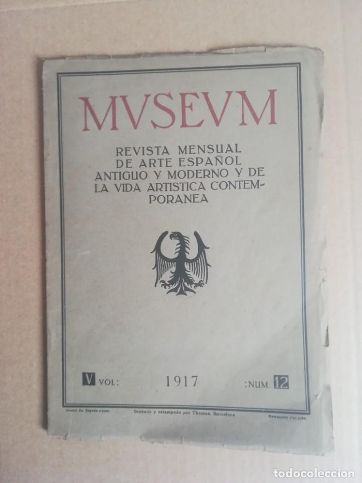 Coleccionismo de Revistas y Peri&oacute;dicos: MUSEUM REVISTA MENSUAL DE ARTE ESPA&Ntilde;OL ANTIGUO Y MODERNO VOL 5 1917 NUMERO 12 **-