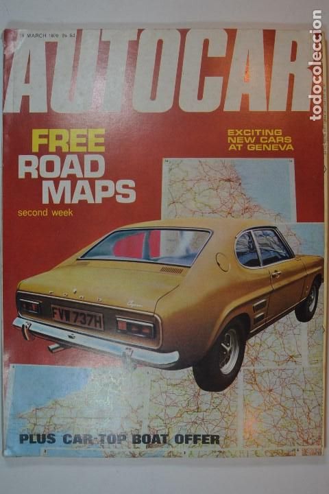 Coleccionismo de Revistas y Peri&oacute;dicos: 1970 REVISTA AUTOCAR CITROEN EFI 139 ROAD TEST