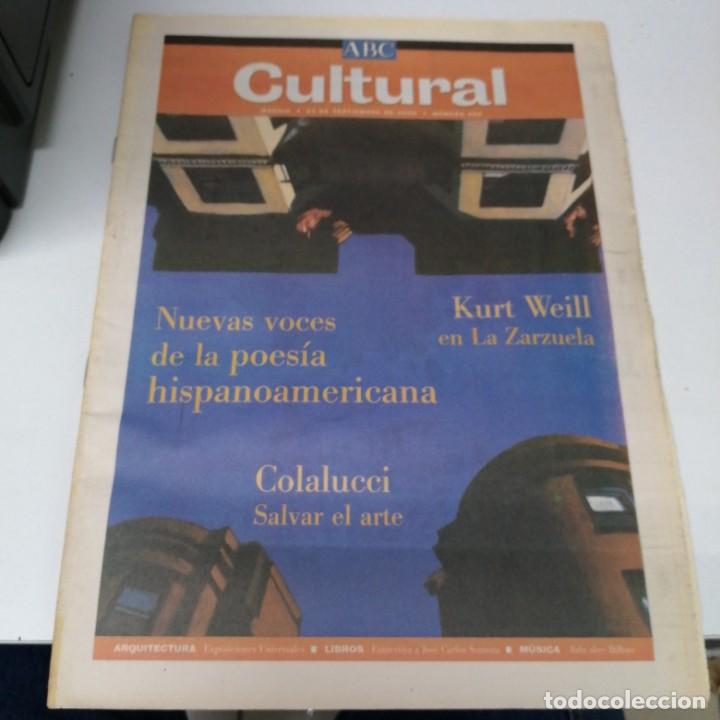 Coleccionismo de Revistas y Peri&oacute;dicos: Revista peri&oacute;dico ABC CULTURAL N&deg; 452 a&ntilde;o 2000 Kurt Weill Gianluigi Colalucci
