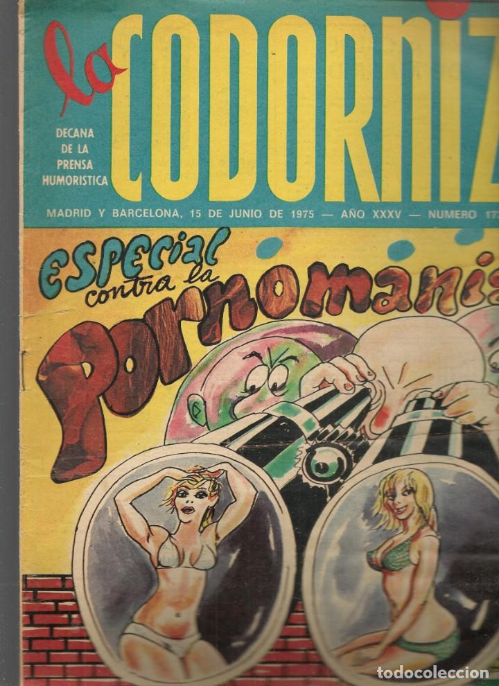 Coleccionismo de Revistas y Peri&oacute;dicos: LA CODORNIZ. N&ordm; 1734. ESPECIAL CONTRA LA PORNOMAN&Iacute;A. 15 JUNIO 1975. (B/A48).