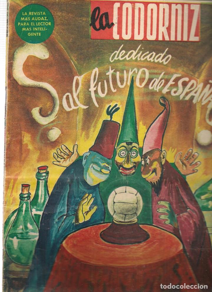 Coleccionismo de Revistas y Peri&oacute;dicos: LA CODORNIZ. N&ordm; 1309. DEDICADO AL FUTURO DE ESPA&Ntilde;A. 18 DICIEMBRE 1966. (B/A48).