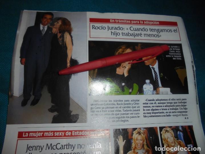 Coleccionismo de Revistas y Peri&oacute;dicos: RECORTE : ROCIO JURADO, EN TRAMITES DE ADOPCION. SEMANA, MAYO 1999 (#)