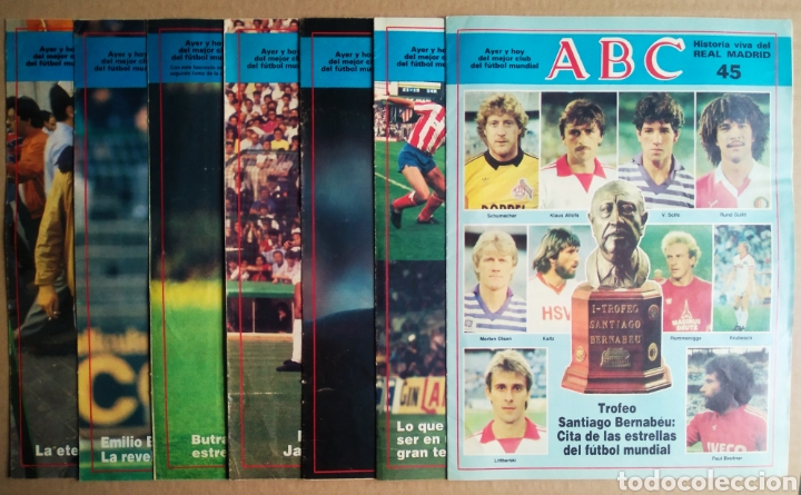 Coleccionismo de Revistas y Peri&oacute;dicos: Lote Fasc&iacute;culos ABC Historia Viva del Real Madrid: N&deg;32-34-35-42-43-44-45-46-49-50-51-53.