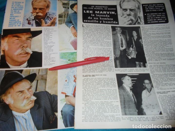 Collezionismo di Riviste e Giornali: RECORTE : LEE MARVIN, EN MADRID. SEMANA, JULIO 1973 (#)