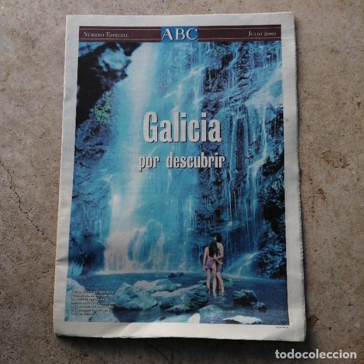 Coleccionismo de Revistas y Peri&oacute;dicos: Peri&oacute;dico ABC a&ntilde;o 2001 Galicia camino de Santiago la coru&ntilde;a Rias Baixas costa muerte Baiona Tui