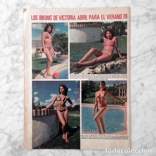 Coleccionismo de revistas y peri&oacute;dicos: REPORTAJE - VICTORIA ABRIL - 1978