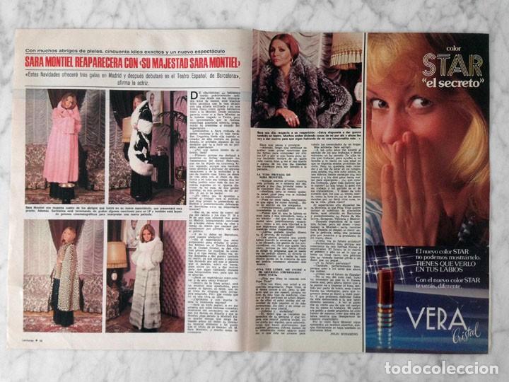 Coleccionismo de revistas y peri&oacute;dicos: REPORTAJE - SARA MONTIEL - 1976