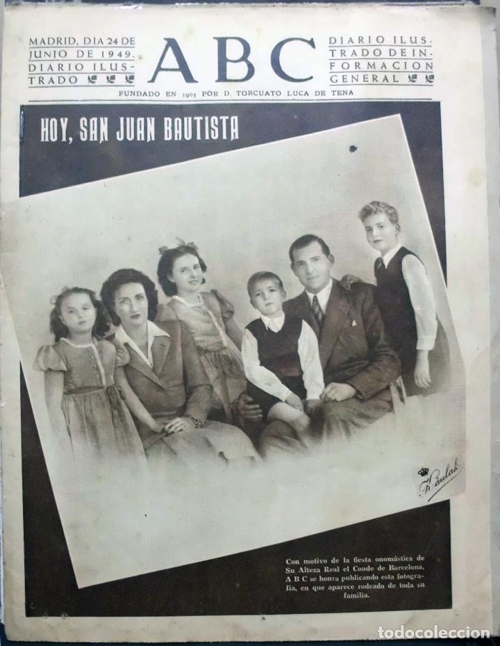 Coleccionismo de Revistas y Peri&oacute;dicos: ABC - DIARIO ILUSTRADO DE INFORMACION GENERAL JUNIO 1949. - A-PERIODI-0159