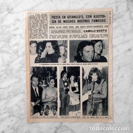 Coleccionismo de revistas y peri&oacute;dicos: REPORTAJE - CAMILO SESTO - 1973