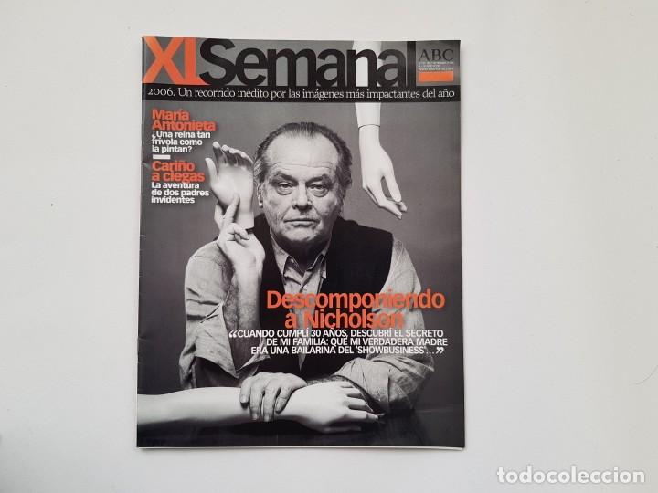 Coleccionismo de Revistas y Peri&oacute;dicos: Revista XL SEMANAL n&ordm; 1001 JACK NICHOLSON (ABC)