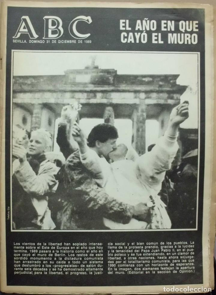 Coleccionismo de Revistas y Peri&oacute;dicos: ABC - DIARIO ILUSTRADO DE INFORMACION GENERAL 1989 - A-PERIODI-0167