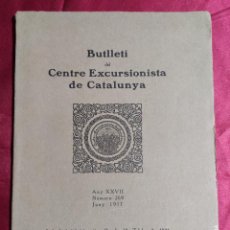 Coleccionismo de Revistas y Periódicos: BUTLLETI CENTRE EXCURSIONISTA DE CATALUNYA Nº 269. ANY 1917. EL PALLARS (CONTINUACIÓ)