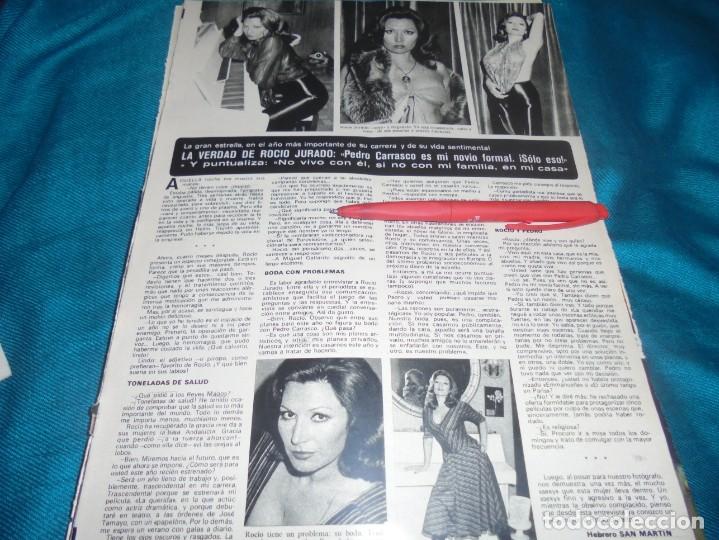Coleccionismo de Revistas y Peri&oacute;dicos: RECORTE : LA VERDAD DE ROCIO JURADO. SEMANA, ENERO 1976 (#)
