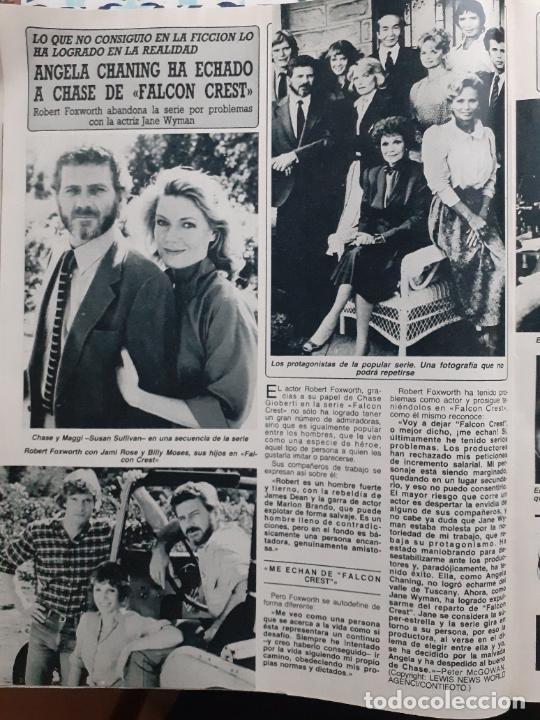 Collection Magazines and Newspapers: ROBERT FOXWORTH FALCON CREST JANE WYMAN BILLY MOSES