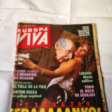 Coleccionismo de Revistas y Periódicos: REVISTA EUROPA VIVA, Nº 5 NOVIEMBRE 1985.LA GUERRILLA EUROPEA, PEPE RUBIANES, MADRID ME SUENA.