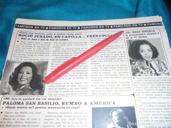 Coleccionismo de Revistas y Peri&oacute;dicos: RECORTE : ROCIO JURADO, EN CAPILLA PRENUPCIAL. SEMANA, ABRIL 1976 (#)