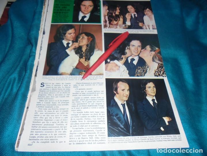 Coleccionismo de revistas y peri&oacute;dicos: RECORTE : &iquest;SE CASARA ESTE A&Ntilde;O CAMILO SESTO? . SEMANA, ABRIL 1976 (#)