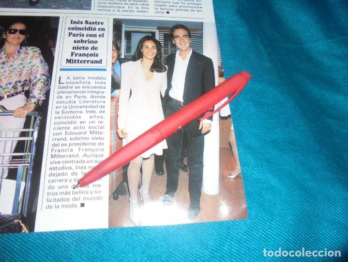 Collezionismo di Riviste e Giornali: RECORTE : INES SASTRE. SEMANA, JULIO 1995 (#)