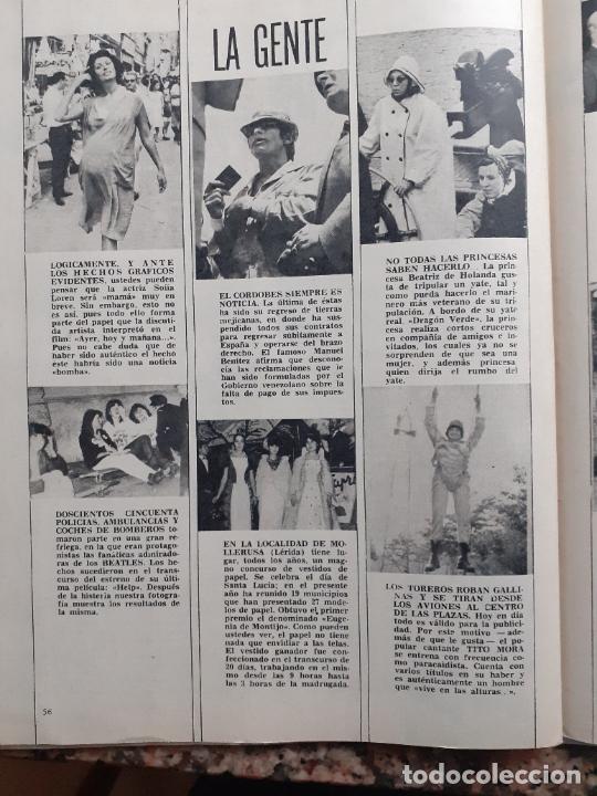 Coleccionismo de Revistas y Peri&oacute;dicos: SOFIA LOREN LERIDA CONCURSO DE TRAJES DE PAPEL