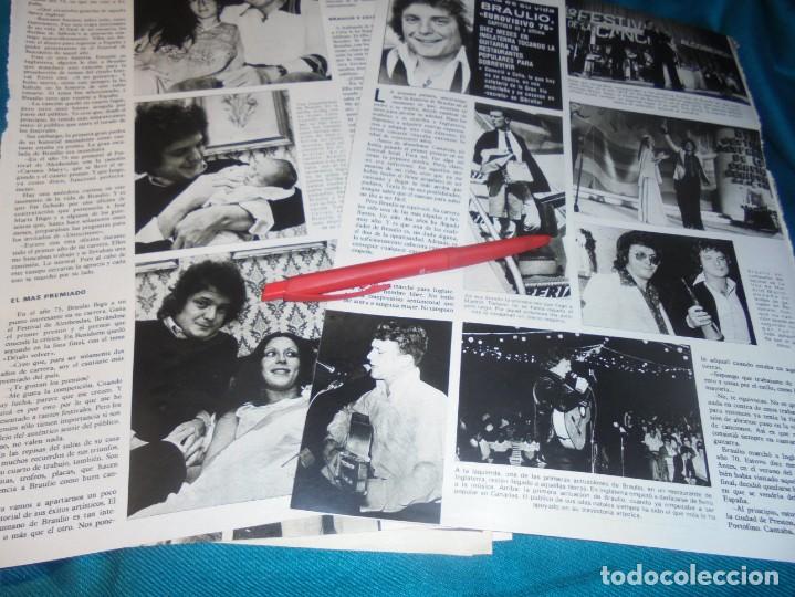 Coleccionismo de Revistas y Peri&oacute;dicos: RECORTE : BRAULIO, EUROVISION 76. CAP. III Y ULTIMO. SEMANA, MARZO 1976 (#)