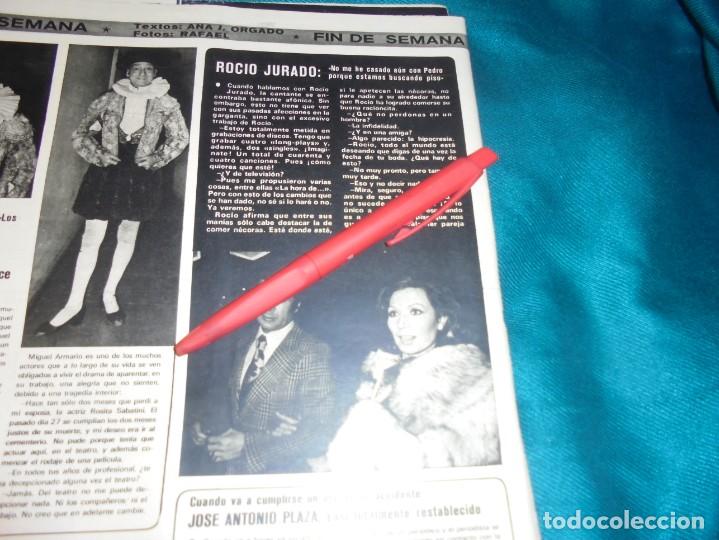 Coleccionismo de Revistas y Peri&oacute;dicos: RECORTE : ROCIO JURADO, BUSCA PISO ANTES DE CASARSE. SEMANA, MARZO 1976 (#)