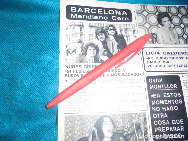 Collezionismo di Riviste e Giornali: RECORTE : EL GRUPO NUBES GRISES. SEMANA, MARZO 1976 (#)