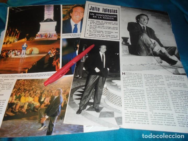 Coleccionismo de Revistas y Peri&oacute;dicos: RECORTE : JULIO IGLESIAS, UN CONQUISTADOR EN LA RABIDA. SEMANA, OCTBRE 1984 (#)
