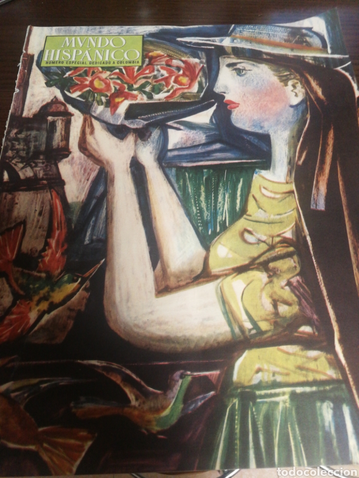 Collezionismo di Riviste e Giornali: REVISTA MUNDO HISP&Aacute;NICO, (1955),PRECIOSAS ILUSTRACIONES Y PUBLICIDAD. GRAN FORMATO 34 CM X 27 CM