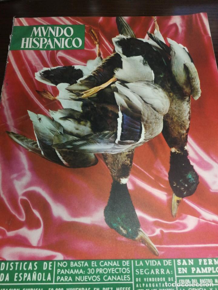 Collezionismo di Riviste e Giornali: REVISTA MUNDO HISP&Aacute;NICO, (1955),PRECIOSAS ILUSTRACIONES Y PUBLICIDAD. GRAN FORMATO 34 CM X 27 CM