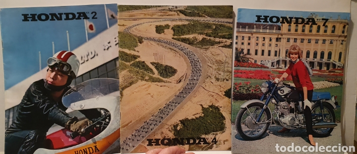 Coleccionismo de Revistas y Peri&oacute;dicos: HONDA, 3 REVISTAS A&Ntilde;OS 60. NUMEROS 2, 4, 7.