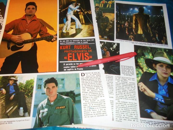 Coleccionismo de revistas y peri&oacute;dicos: RECORTE : KURT RUSSEL, ES ELVIS PRESLEY EN EL CINE. SEMANA, ABRIL 1979 (#)