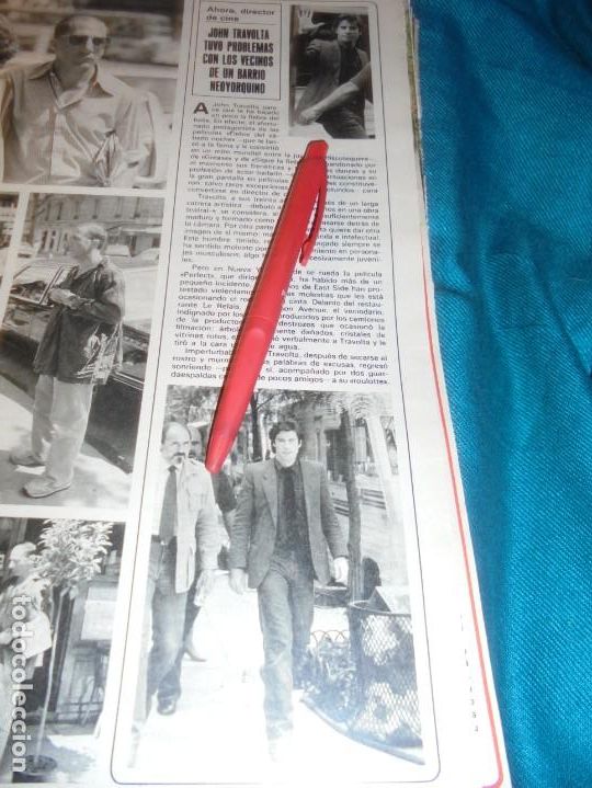 Collectionnisme de Revues et Journaux: RECORTE : JOHN TRAVOLTA, PROBLEMAS CON LOS VECINOS. SEMANA, JULIO 1984 (#)