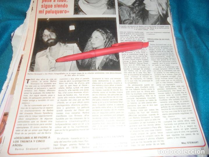 Coleccionismo de Revistas y Peri&oacute;dicos: RECORTE : BARBRA STREISAND, HA ROTO CON SU PAREJA. SEMANA, JULIO 1984 (#)