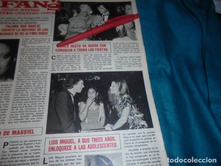 Coleccionismo de revistas y peri&oacute;dicos: RECORTE : CAMILO SESTO VA CON ESMOQUIN A LAS FIESTAS. SEMANA, JULIO 1984 (#)