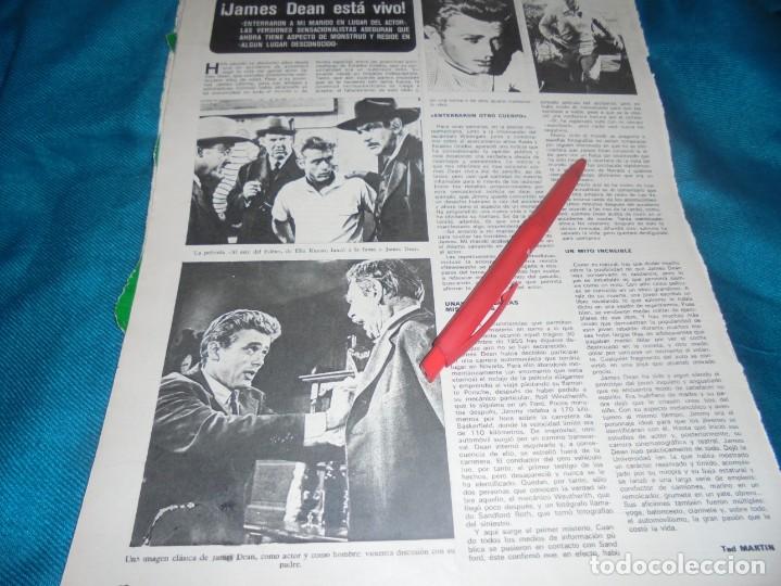 Coleccionismo de Revistas y Peri&oacute;dicos: RECORTE : JAMES DEAN ESTA VIVO. SEMANA, JULIO 1973 (#)