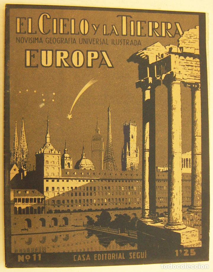 Coleccionismo de Revistas y Peri&oacute;dicos: EL CIELO Y LA TIERRA REVISTA GEOGRAF&Iacute;A UNIVERSAL ILUSTRADA EUROPA CASA ED. SEGU&Iacute; N&ordm; 11