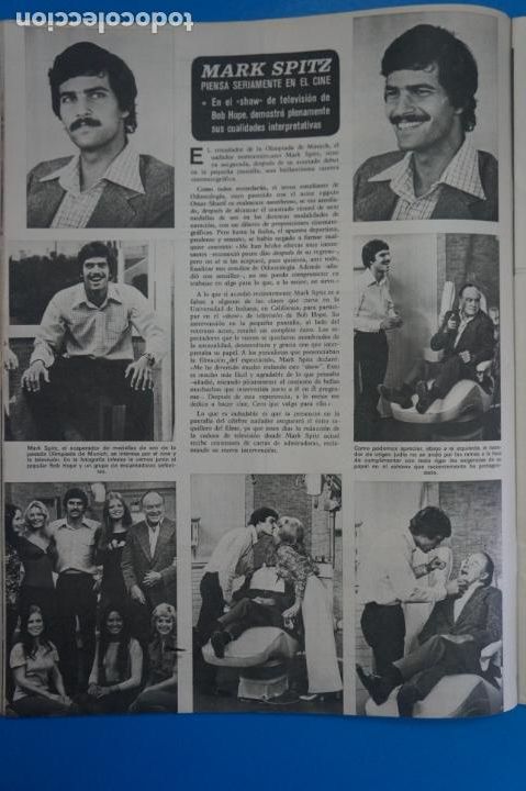Coleccionismo de Revistas y Peri&oacute;dicos: RECORTE CLIPPING DE MARK SPITZ REVISTA SEMANA N&ordm; 1706 PAG. 32 L20
