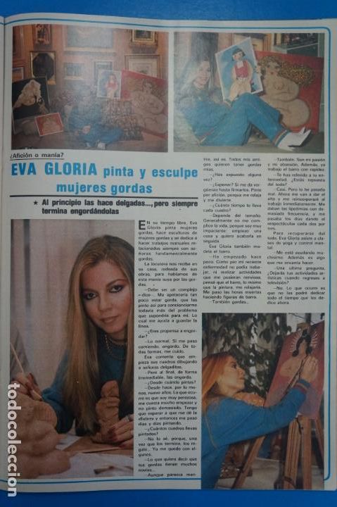 Coleccionismo de Revistas y Peri&oacute;dicos: RECORTE CLIPPING DE EVA GLORIA REVISTA SEMANA N&ordm; 2149 PAG. 71 L20