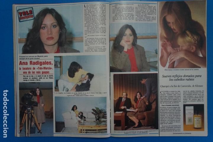 Coleccionismo de Revistas y Peri&oacute;dicos: RECORTE CLIPPING DE ANA RADIGALES REVISTA SEMANA N&ordm; 2149 PAG. 64 Y 65 L20