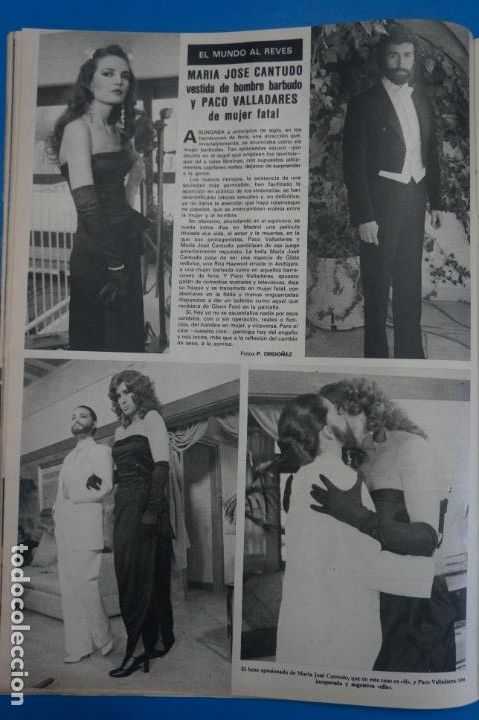 Coleccionismo de Revistas y Peri&oacute;dicos: RECORTE CLIPPING DE MARIA JOSE CANTUDO Y PACO VALLADARES REVISTA SEMANA N&ordm; 2149 PAG. 42 L20