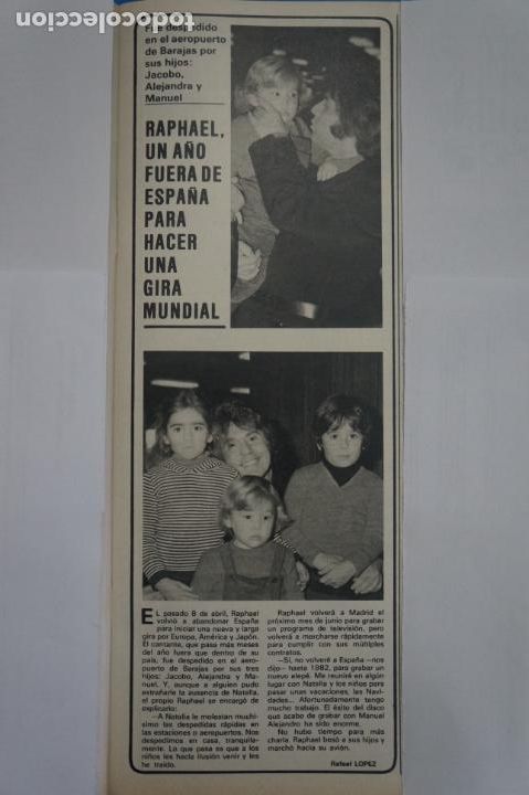 Coleccionismo de Revistas y Peri&oacute;dicos: RECORTE CLIPPING DE RAPHAEL REVISTA SEMANA N&ordm; 2149 PAG. 33 L20