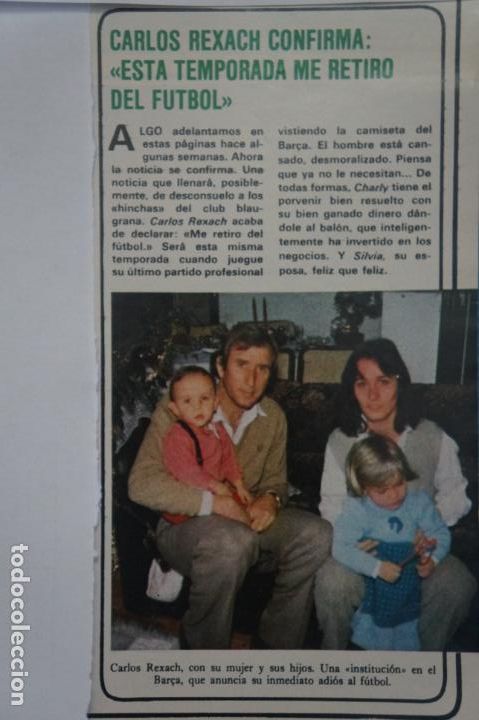 Coleccionismo de Revistas y Peri&oacute;dicos: RECORTE CLIPPING DE CARLOS REXACH REVISTA SEMANA N&ordm; 2149 PAG. 25 L20