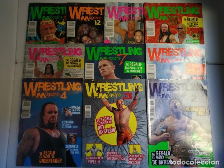 Coleccionismo de Revistas y Peri&oacute;dicos: 13 REVISTAS WWE MAGAZINE, WRESTLING MAGAZINE. PRESSING CATCH