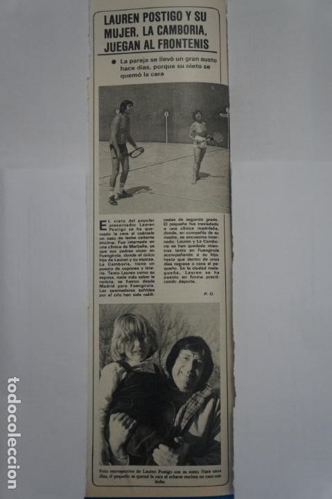 Coleccionismo de Revistas y Peri&oacute;dicos: RECORTE CLIPPING DE LAUREN POSTIGO REVISTA SEMANA N&ordm; 2151 PAG. 124 L20