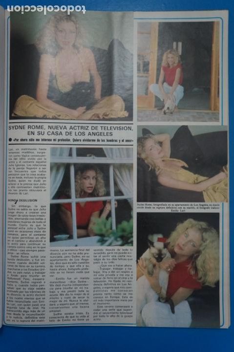 Coleccionismo de Revistas y Peri&oacute;dicos: RECORTE CLIPPING DE SYDNE ROME REVISTA SEMANA N&ordm; 2151 PAG. 67 Y 69 L20