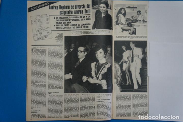 Coleccionismo de Revistas y Peri&oacute;dicos: RECORTE CLIPPING DE AUDREY HEPBRUN REVISTA SEMANA N&ordm; 2151 PAG. 16 Y 17 L20