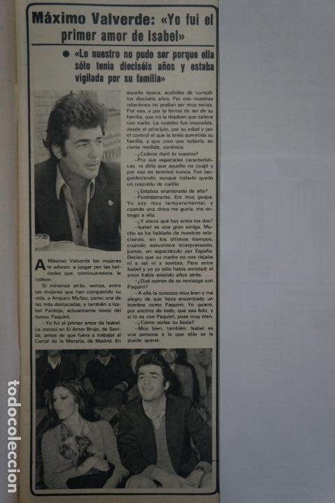 Coleccionismo de Revistas y Peri&oacute;dicos: RECORTE CLIPPING DE MAXIMO VALVERDE REVISTA SEMANA N&ordm; 2151 PAG. 9 L20