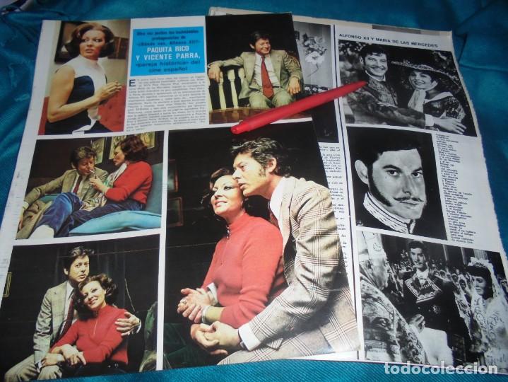 Coleccionismo de revistas y peri&oacute;dicos: RECORTE : PAQUITA RICO Y VICENTE PARRA, PAREJA HISTORICA. SEMANA, DCMBRE 1971 (#)