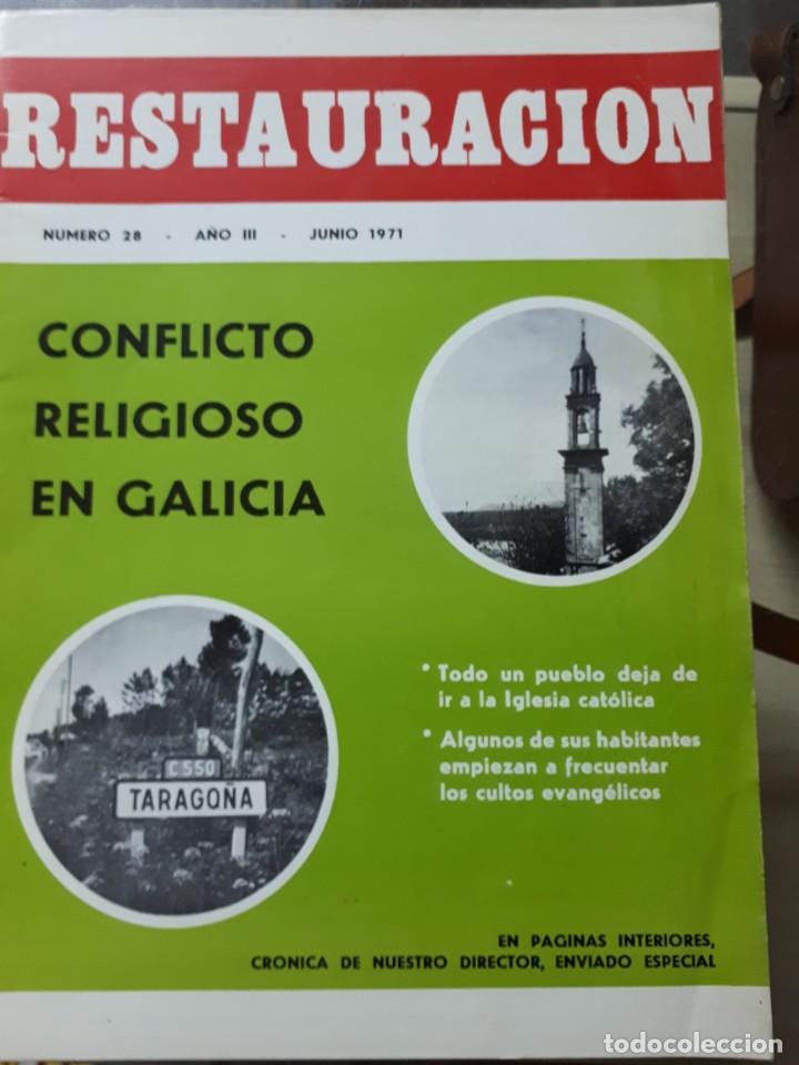 Coleccionismo de revistas y peri&oacute;dicos: Revista Restauraci&oacute;n n&ordm;28 Junio 1971